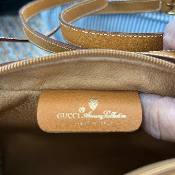 Gucci Vintage Brown and Tan with mini GG Monogram Pattern bag - Picture 2 of 6